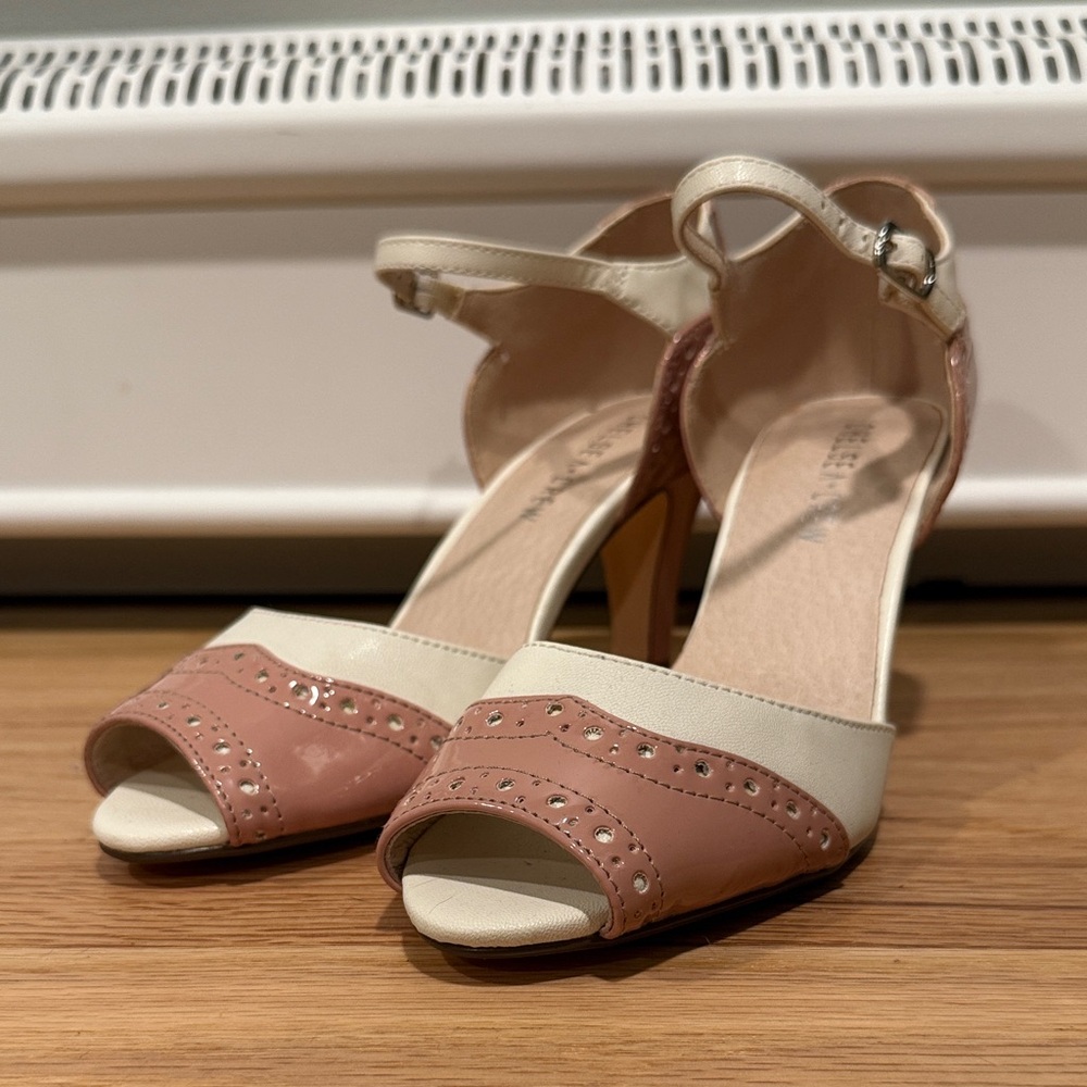 Chelsea Crew Oxford Peep Toe Heels